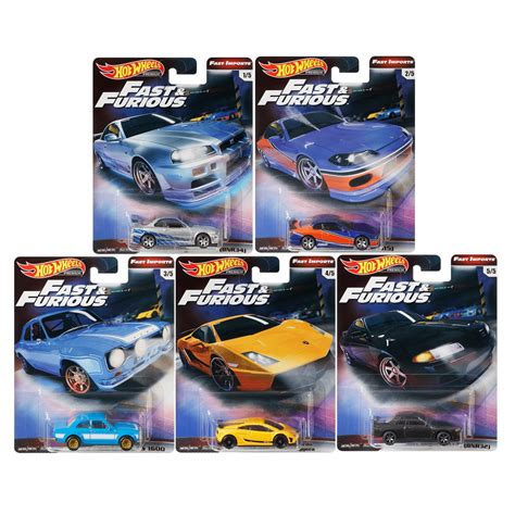 Jual Hot Wheels Fnf Imports Fast And Furious Premium Skyline R R Nissan Lamborghini Escort
