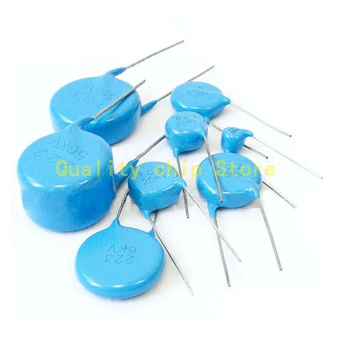 20KV 5PF-10000PF 10PF 22PF 39PF 68PF 100PF 220PF 330PF 470PF 680PF ...