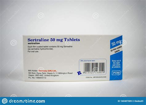 Uk Oct 2019 Sertraline Tablets Zoloft England Editorial Stock