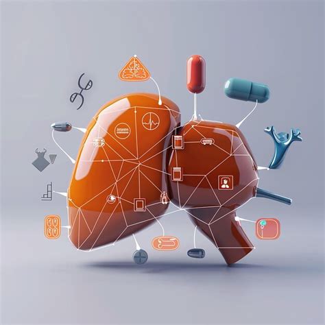 3d Rendered Photos Of Infographic With Icons Representing Health