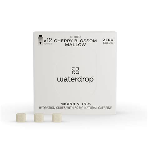 Waterdrop Microenergy Shiro Sugar Free Instant Energy Drink Cherry