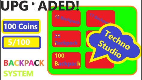 Roblox Studio Backpack Systemupgraded Youtube