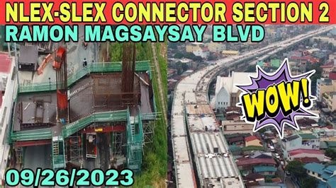 Nlex Slex Connector Section Ramon Magsaysay Blvd Update