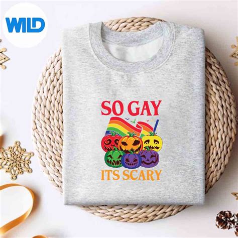 LGBT SVG Fun Halloween Gay Lgbt Pride Rainbow Scary Pumpkins Surprised Silly SVG WildSvg