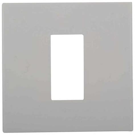 Legrand Arteor 1 Module White Square Cover Plate With Frame 5757 00 Pack Of 10 Electrical