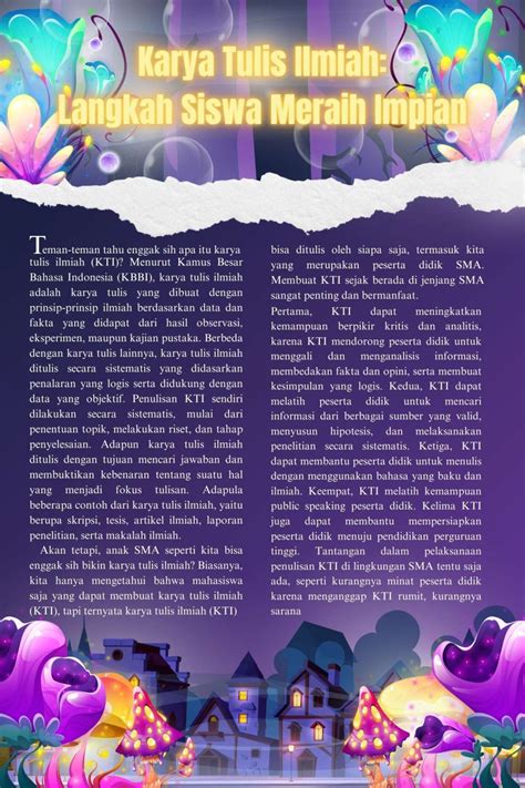 Mading Kreatif Dan Inovatif Dengan Karya Tulis Ilmiah