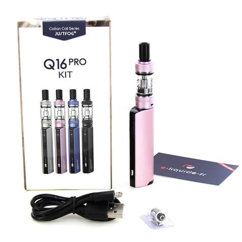 Kit Q16 Pro JustFog Cigarette électronique simple d utilisation