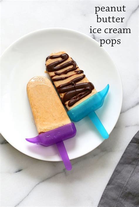 Chocolate Peanut Butter Ice Cream Popsicles Vegan Richa