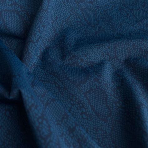 Imprim S Rie Maillot De Bain Bleu P Trole Et Noir Motif Effet Peau De Serpent Idonim Lingerie