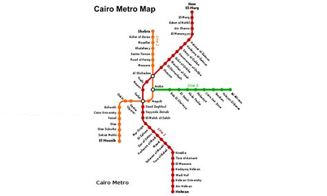 Cairo Metro Route Map 2026, Metro Lines, Stations - YoMetro