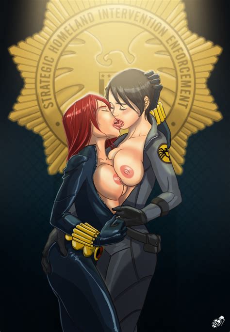 Rule Girls Ass Ass Grab Avengers Black Hair Black Widow Marvel Bodysuit Breasts Breasts