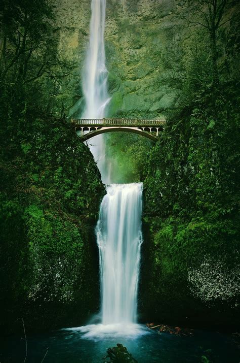 Multnomah Falls Waterfall Nature Free Photo On Pixabay Pixabay