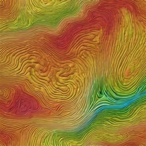 Premium Photo Topographic Contour Map With Grid Lines