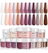 Amazon Acrylic Powder Set Modelones Colors Nude Acrylic Nail Powder Professional