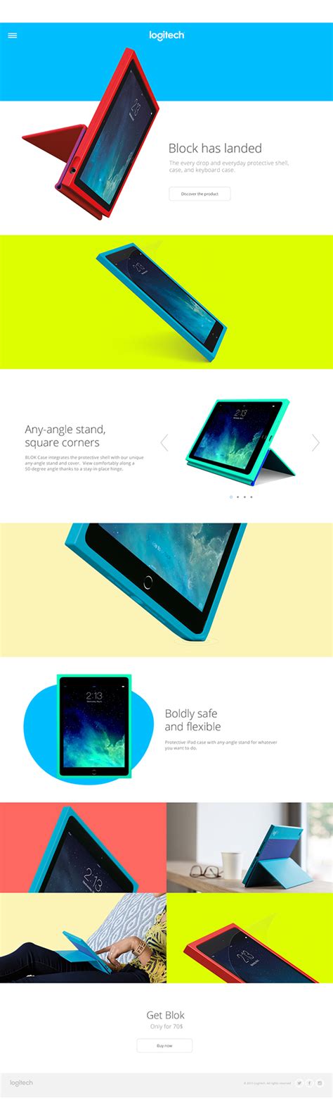 Logitech - Website concept :: Behance