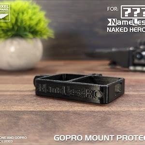 Namelessrc Naked Hero 9 And 10 Protector Gopro Style 3D Printed TPU Mount 9 Colors Available