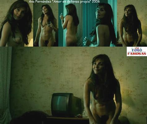 Naked Ana Fernández in Amor en defensa propia