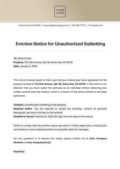 Page 2 | Free Notice Templates, Editable and Printable