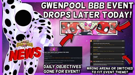 Gwenpools Bobble Bauble Blow Out Later Today Basic Arena Confusion And More Mcn Youtube