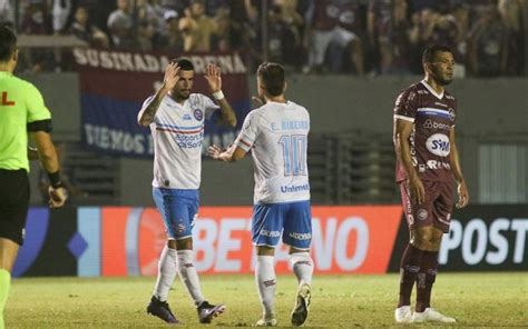 Nos P Naltis Bahia Vence Caxias E Avan A Na Copa Do Brasil