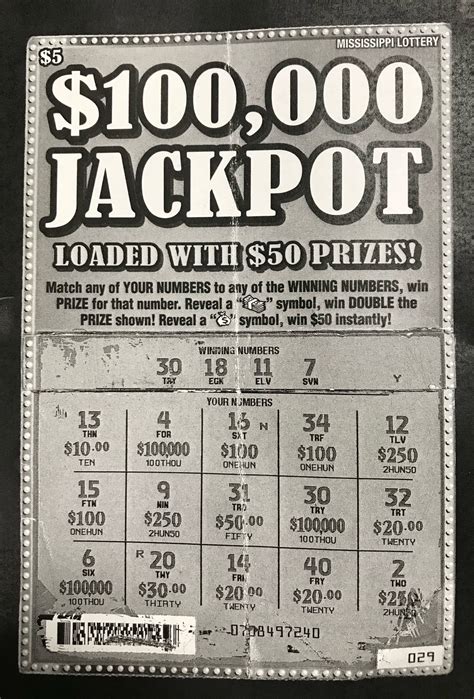 Winning Lottery Ticket