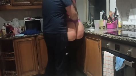 Big Ass Slut Gets Fucked In The Kitchen