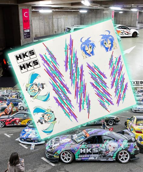 Hks Itasha Waterslide Decals Hot Wheels Matchbox Etsy
