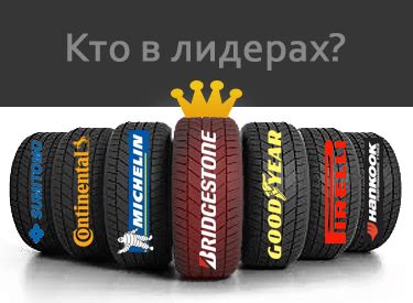 Рейтинг производителей шин. Краткая характеристика.