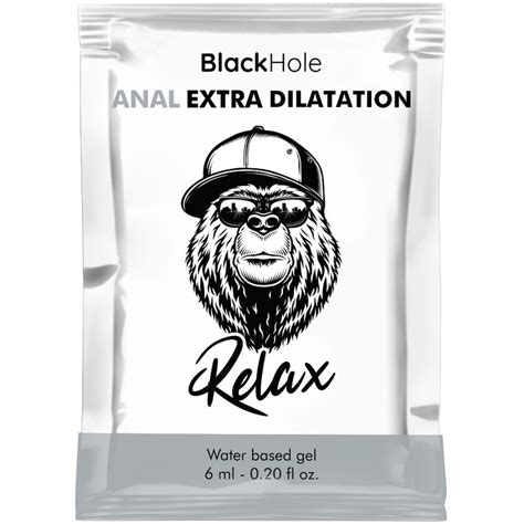 Lubricante Base De Agua Dilatador Anal Monodosis Ml Black Hole