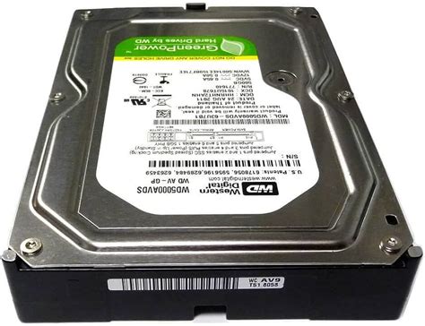 Wd Wd Av Gp Wd5000avds Disco Duro Interno De 500gb 35 Sata