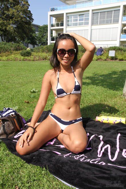 Bikini Model Bev AI Enhanced Sexy Sailor Stripe Topaz Sharpen Faceai Porn Pic