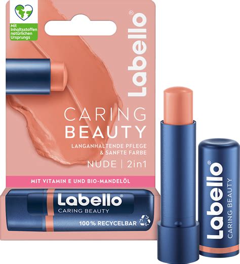Labello Lippenpflege Caring Beauty 2in1 Nude 4 8 g dauerhaft günstig online kaufen dm de