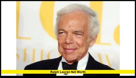 Ralph Lauren Net Worth Continues to Spotlight Fortune and Fashion