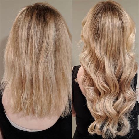 Blonde Hair Extensions Before And After My XXX Hot Girl