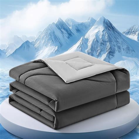 Amazon FineMay Cooling Comforter King Size Double Sided Cooling Blanket For Hot Sleepers