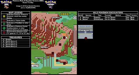 Pokemon Ruby Version Route 118 Map Map For Game Boy Advance, 47% OFF