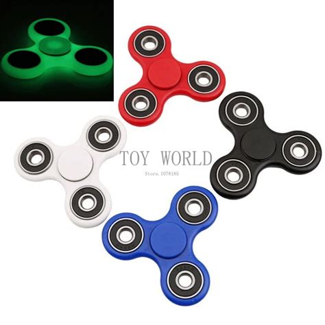 Tri Spinner Fidget Spinner Toy Plastic EDC Hand Spinner For Autism And