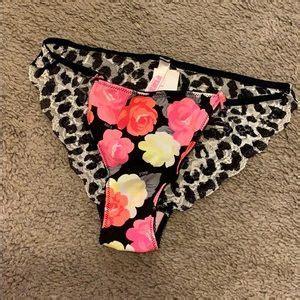 Pink Victoria S Secret Intimates Sleepwear Nwt For Victorias Secret Logo Bikini Panty