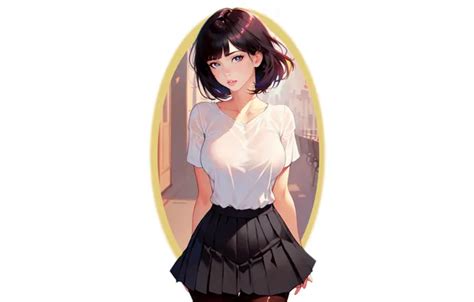 Wallpaper Kawaii Girl Hot Sexy Dress Boobs Anime Short Hair For Mobile And Desktop