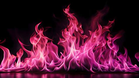 pink fire flames