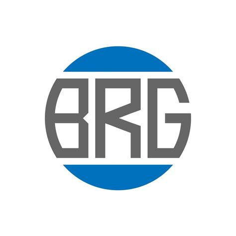 Brg Letter Logo Design On White Background Brg Creative Initials
