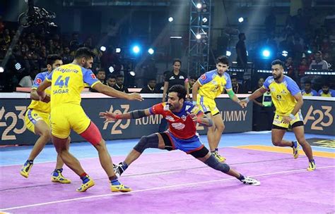 U P Yoddhas Defeat Tamil Thalaivas In Vivo Pro Kabaddi League