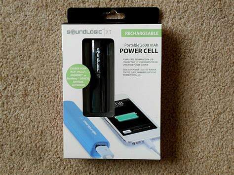 Soundlogic Xt Rechargeable Portable Power Cell 2600mah Chargers And Cradles