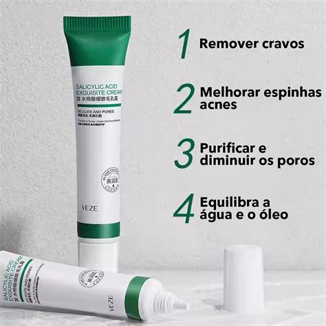 Creme Para Fechar Os Poros - Creme De Ácido Salicílico Para Redução De Poros , Hidratação E Nutrição ...