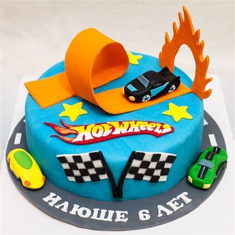 Hot Wheels Birthday Cake