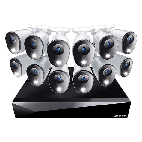 Night Owl 20 Channel 12 Camera Indoor Outdoor Wired 1080p 1TB DVR