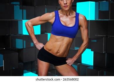 Back View Brunette Sexy Fitness Girl Stock Photo Shutterstock