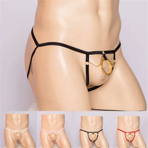 MEN THONG BRIEFS Bikini Underwear G String Sissy Bulge Pouch Panty Jockstrap 6 43 PicClick UK