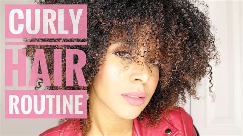 Big Natural Curly Hair Routine Super Defined Curls Youtube