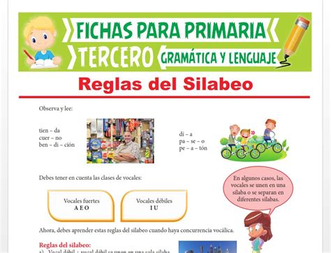 Fichas De Silabas Para Tercer Grado Kulturaupice The Best Porn Website
